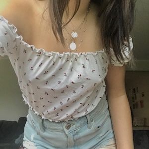 Cherry Crop Top